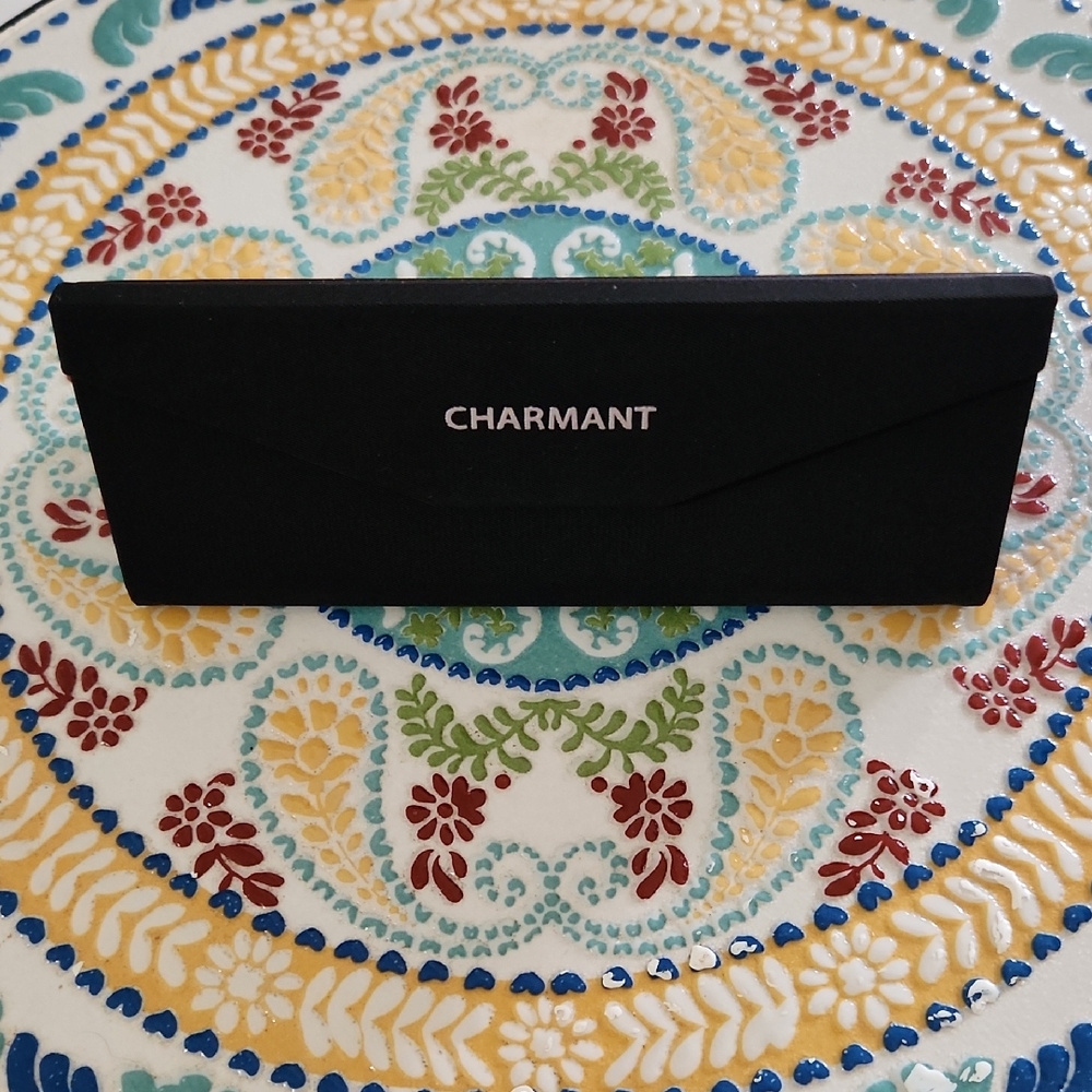 Charmant Black Eyeglass Case UNISEX